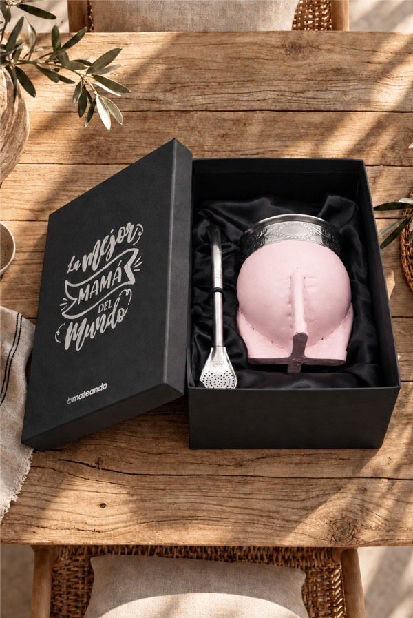 BOX MAMÁ 4 - MATE IMPERIAL ACERO ROSA QUARTZ