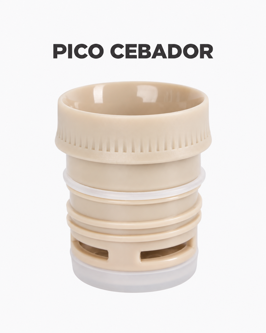 Kit Matero Termo 1 L Mate Beige c/ Bombilla