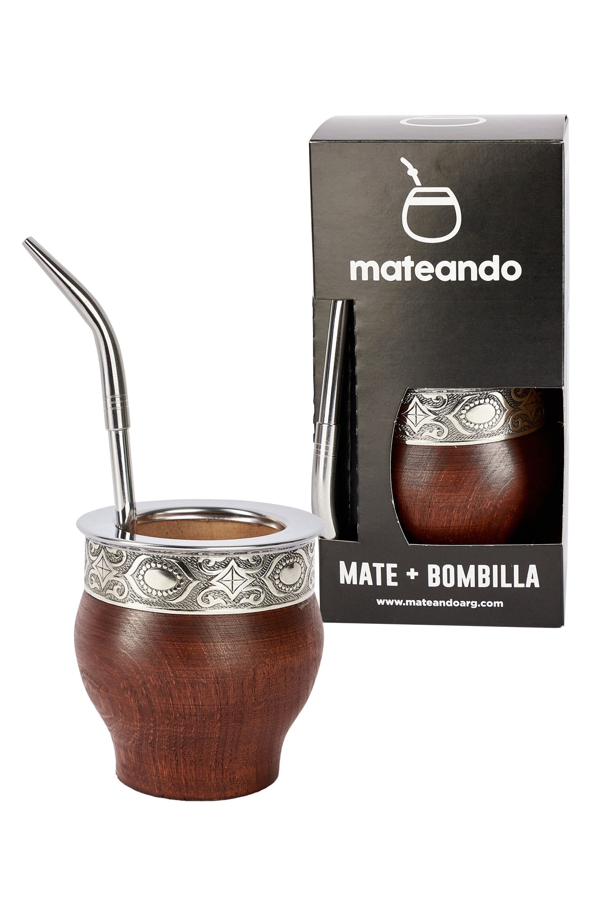 Set Matero Imperial Encerado + Termo Media Manija + Bombilla