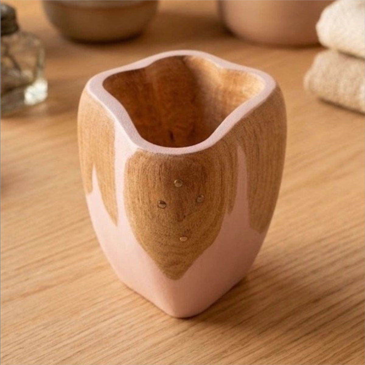 Mate Vaca Ranchero Rosa Quartz