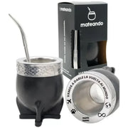 Mate Imperial Acero Deluxe Personalizado Con Bombilla Pico De Loro