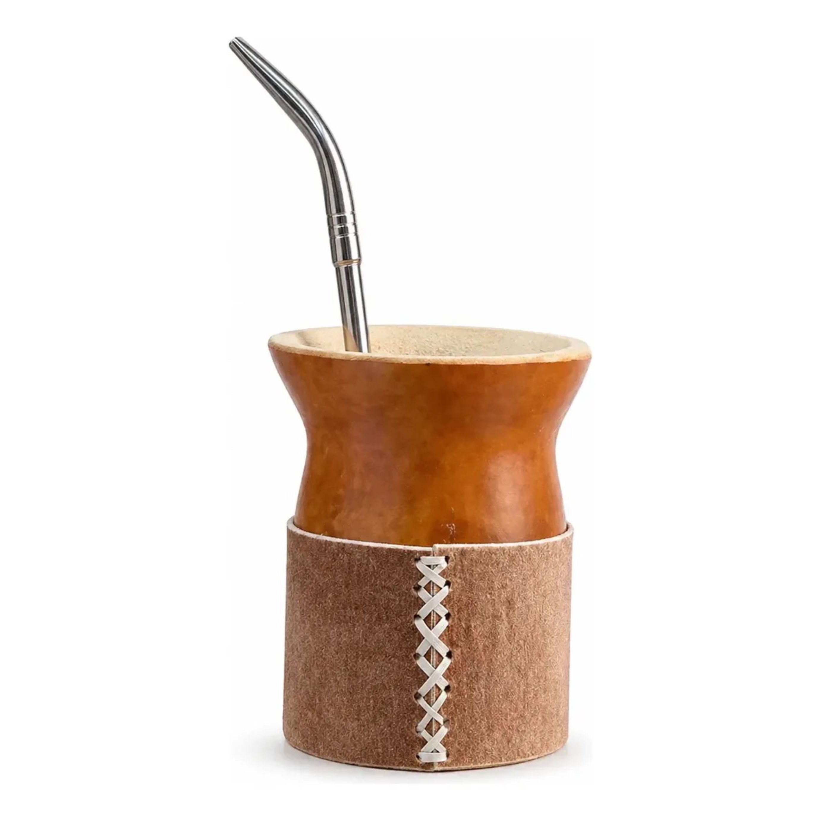 Mate Criollo Con Base de Cuero