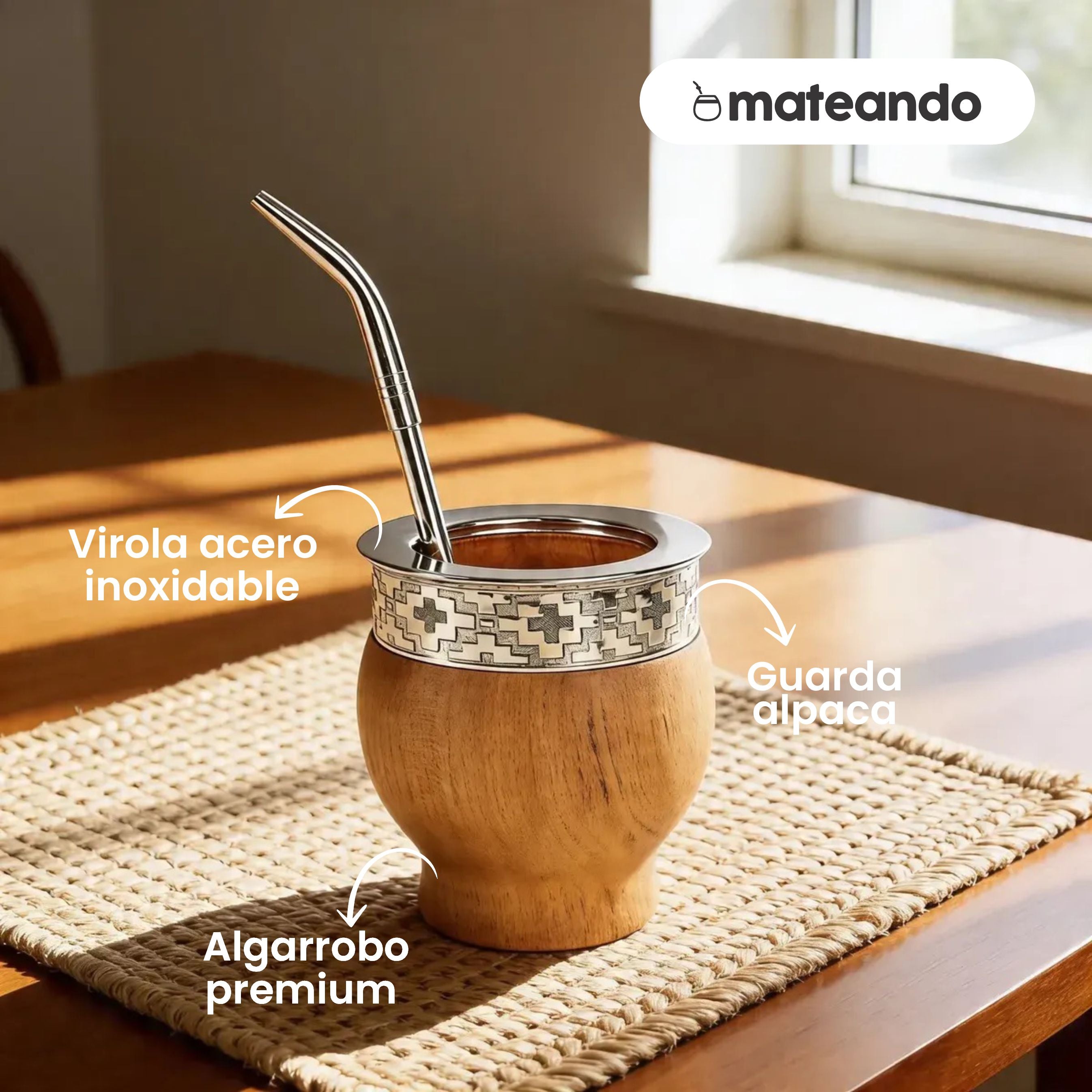 Mate Imperial Algarrobo Premium