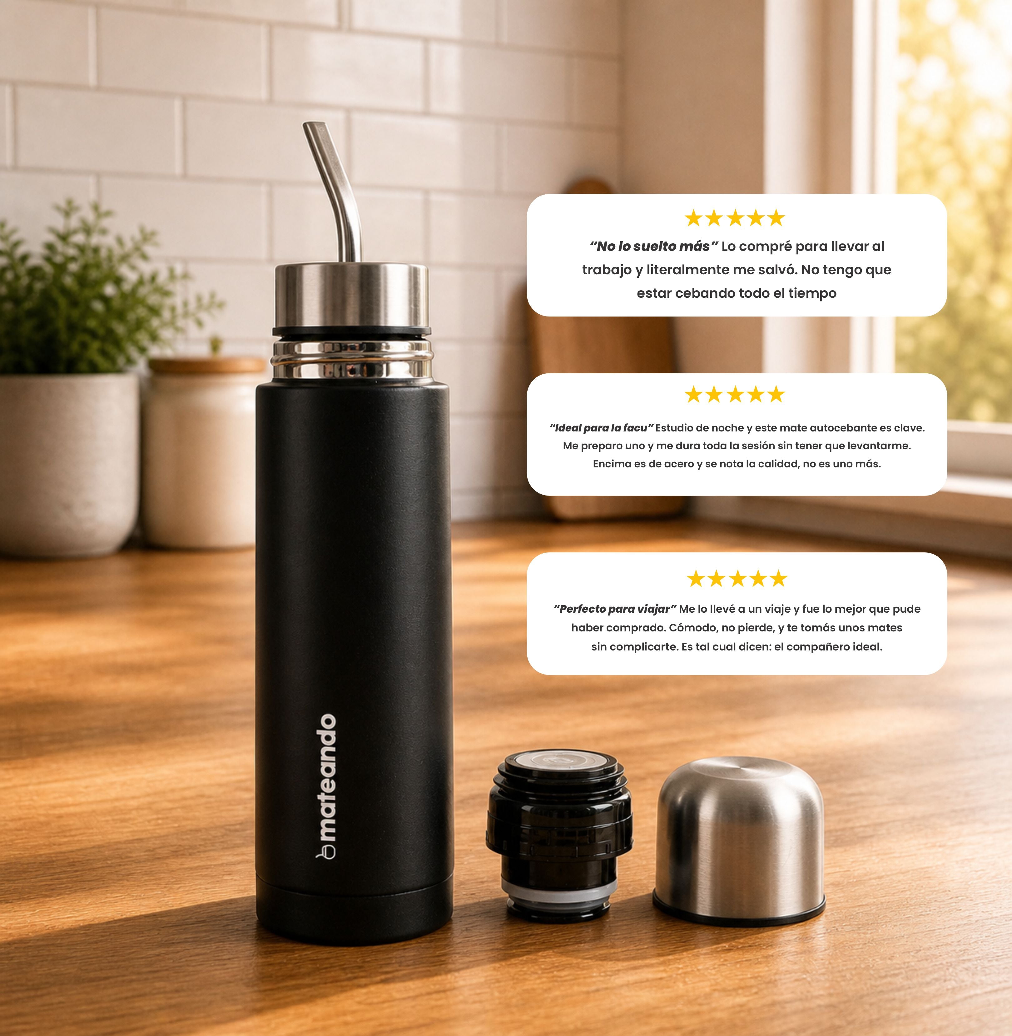 Mate Listo Autocebante Mateando 500ml