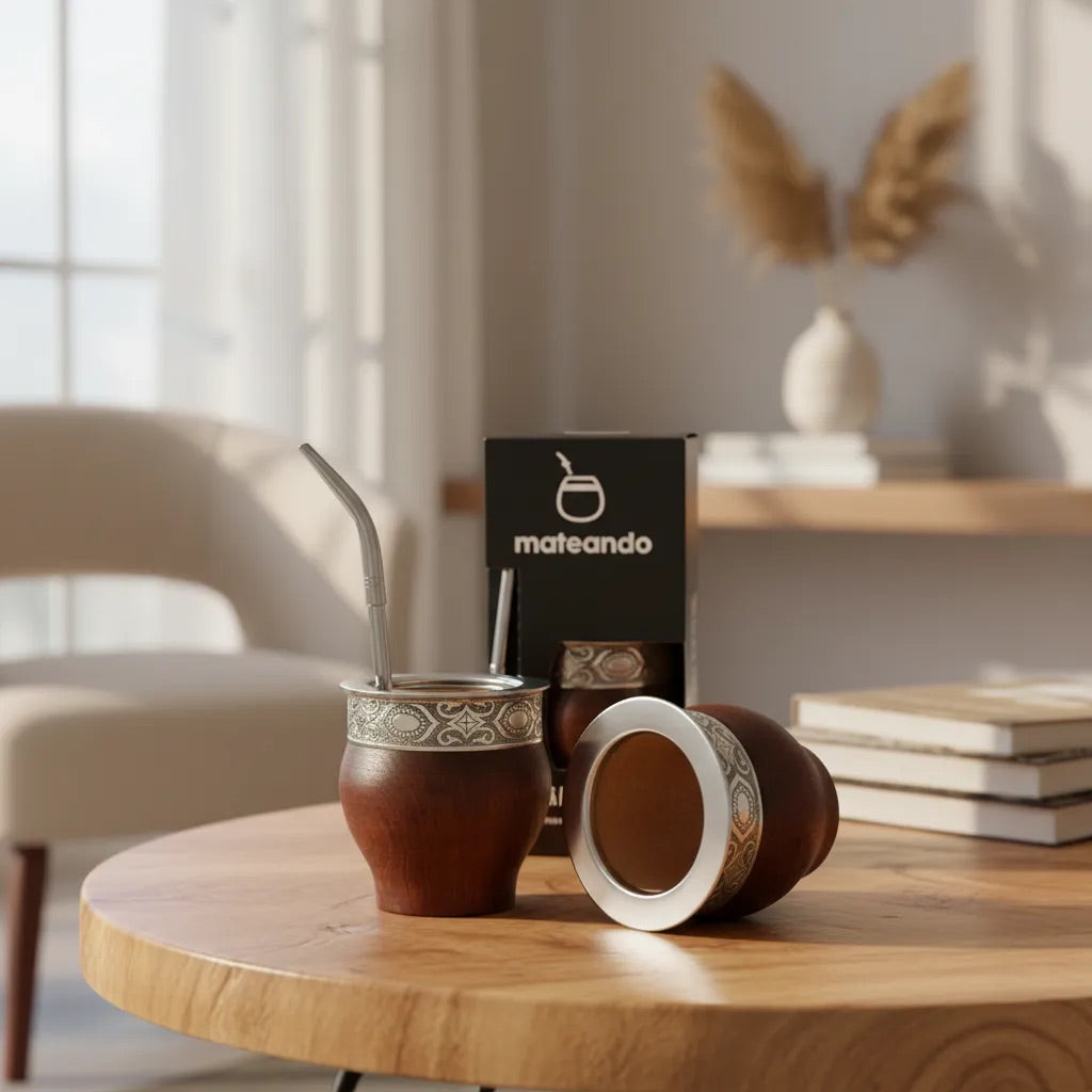 Mate Imperial Algarrobo Encerado Premium