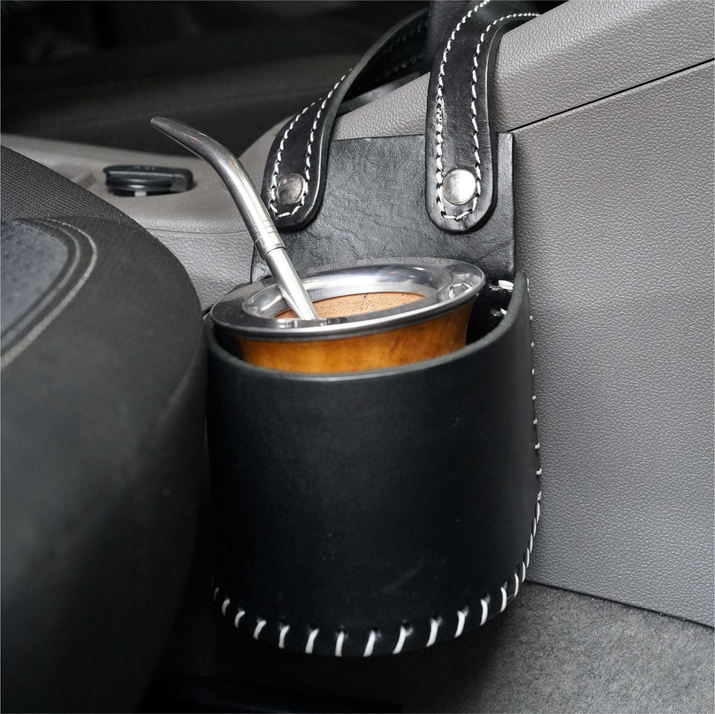 Portamate Rutero Auto Cuero