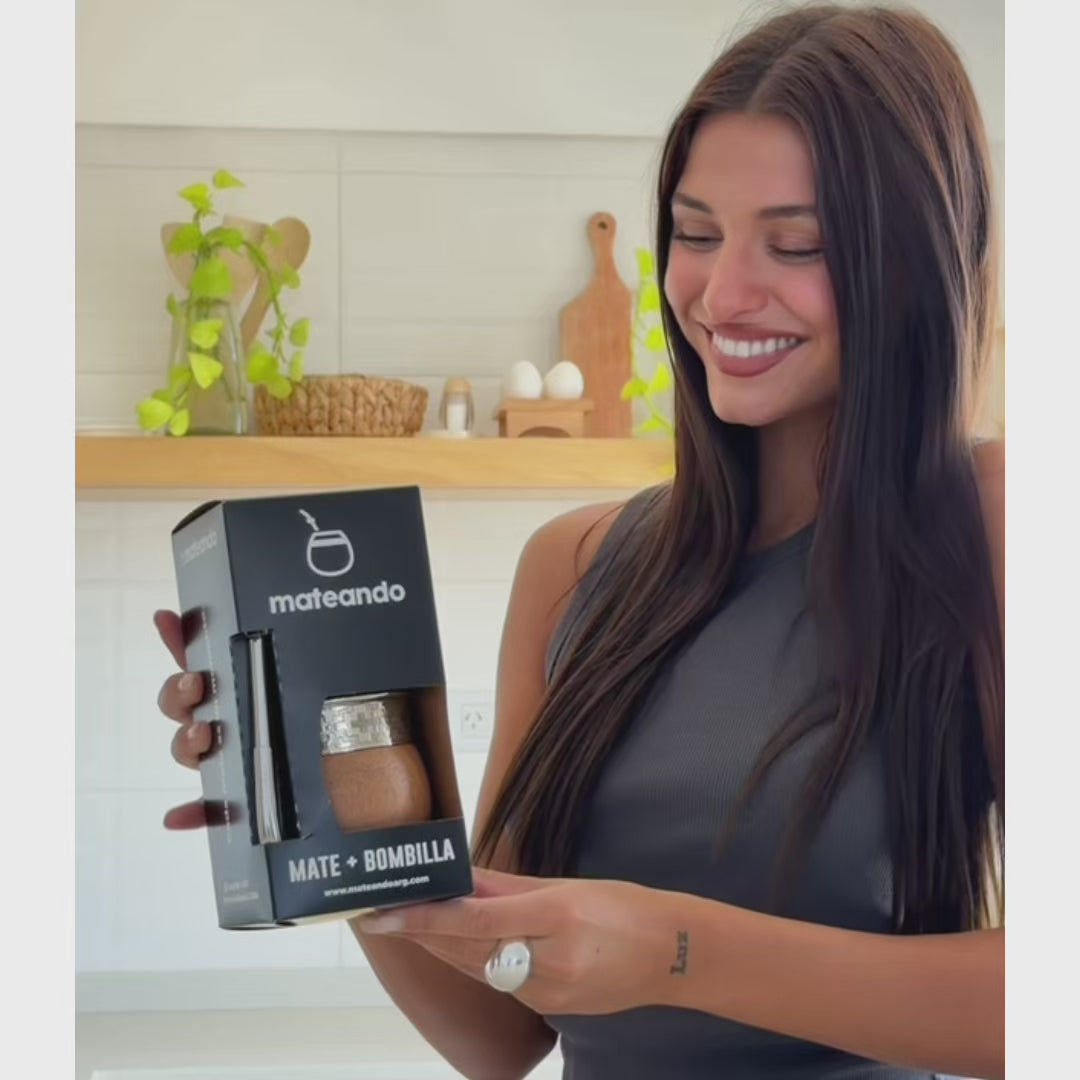 Cargar vídeo: Mate Imperial Algarrobo Premium