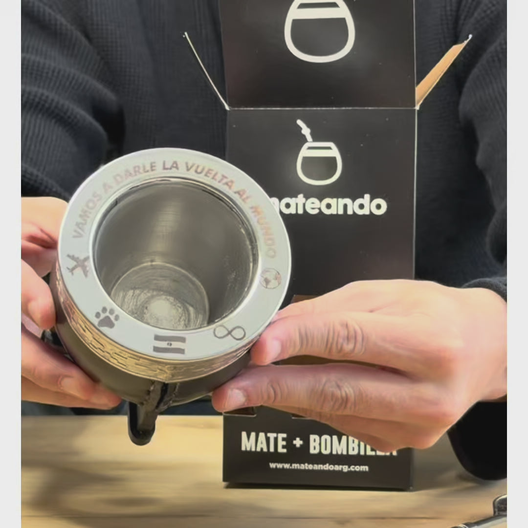 Cargar vídeo: Mate Imperial Térmico Deluxe Acero