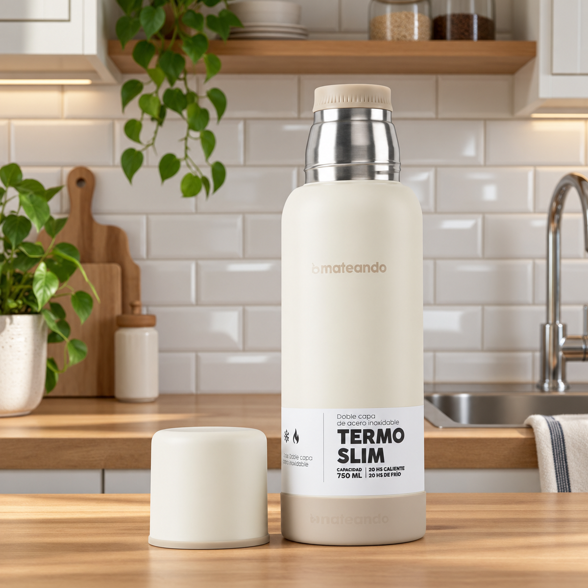 Termo Mateando 750ml Slim
